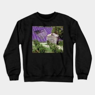 Little farmhouse in the provence, ruine. Crewneck Sweatshirt